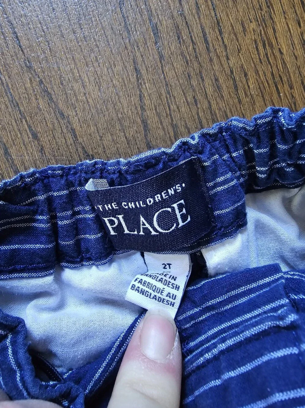 The Children's Place Striped Blue Shorts Size Boys 2T